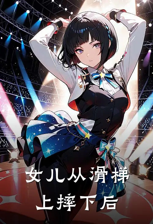 女儿从滑梯上摔下后